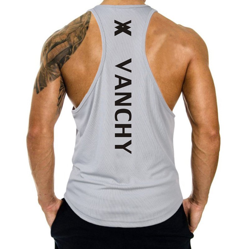 Wholesale Bodybuilding Stringer Tank Top Ribbed Tank Top Custom Gym Sport Tee Running Muscle Training Vest Mens Tank Top