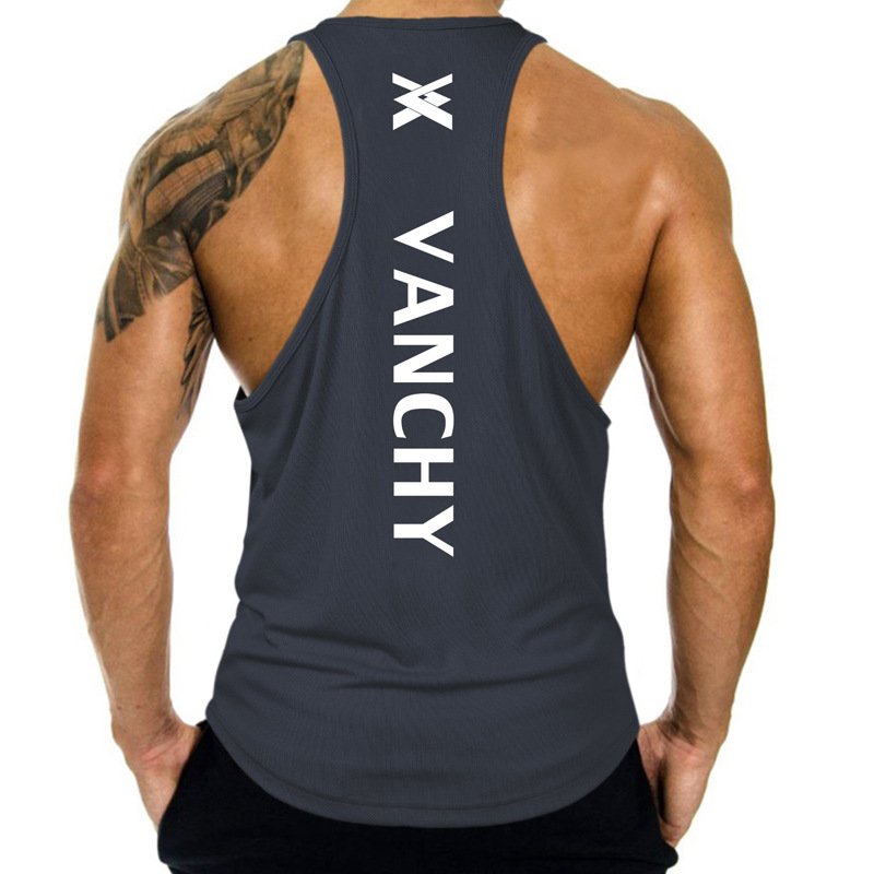 Wholesale Bodybuilding Stringer Tank Top Ribbed Tank Top Custom Gym Sport Tee Running Muscle Training Vest Mens Tank Top