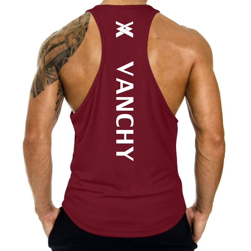 Wholesale Bodybuilding Stringer Tank Top Ribbed Tank Top Custom Gym Sport Tee Running Muscle Training Vest Mens Tank Top