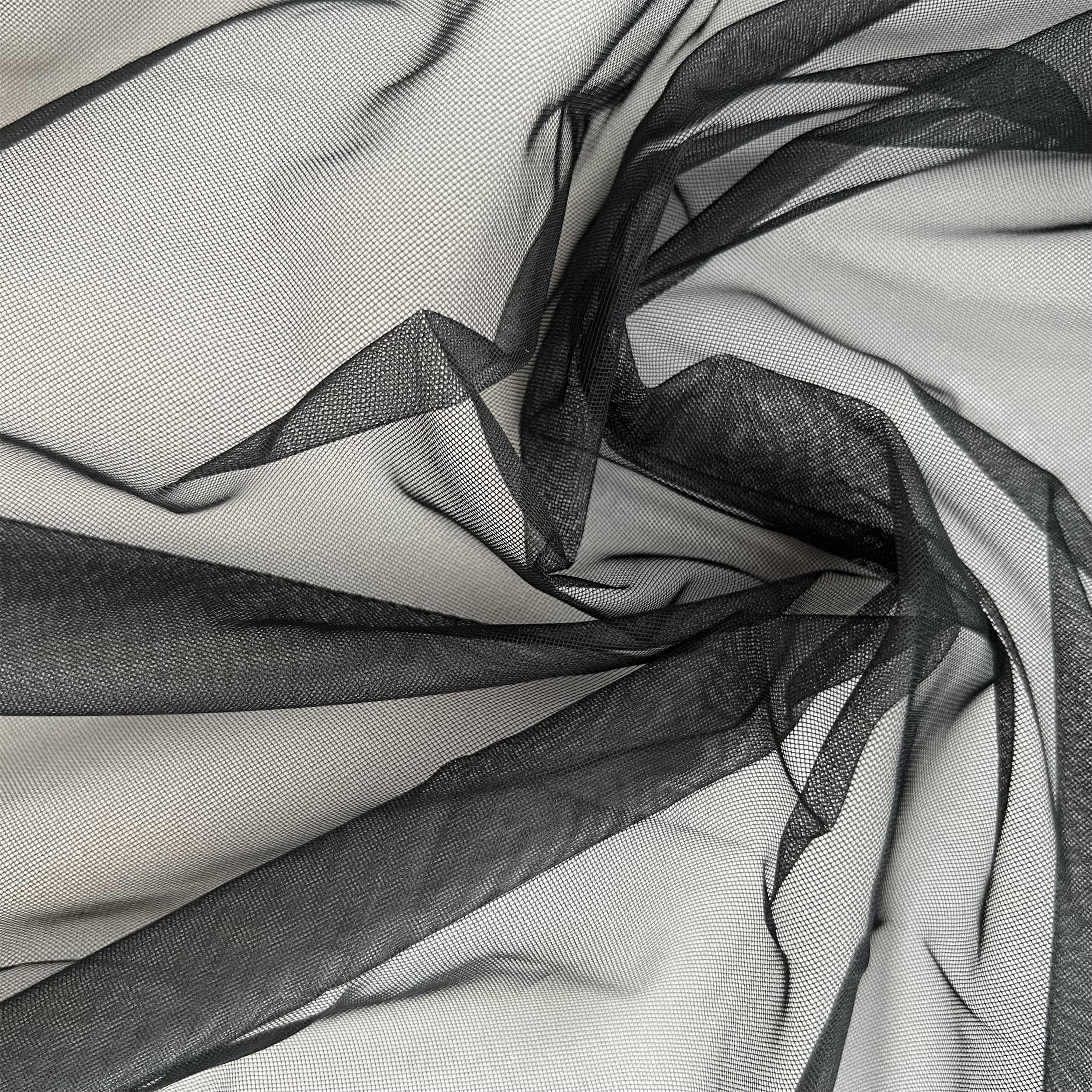100% Polyester Stiff Tulle Fabric for Bridal Wedding Dress Tutu Dance Skirt Embroidery Decoration Manufacturer