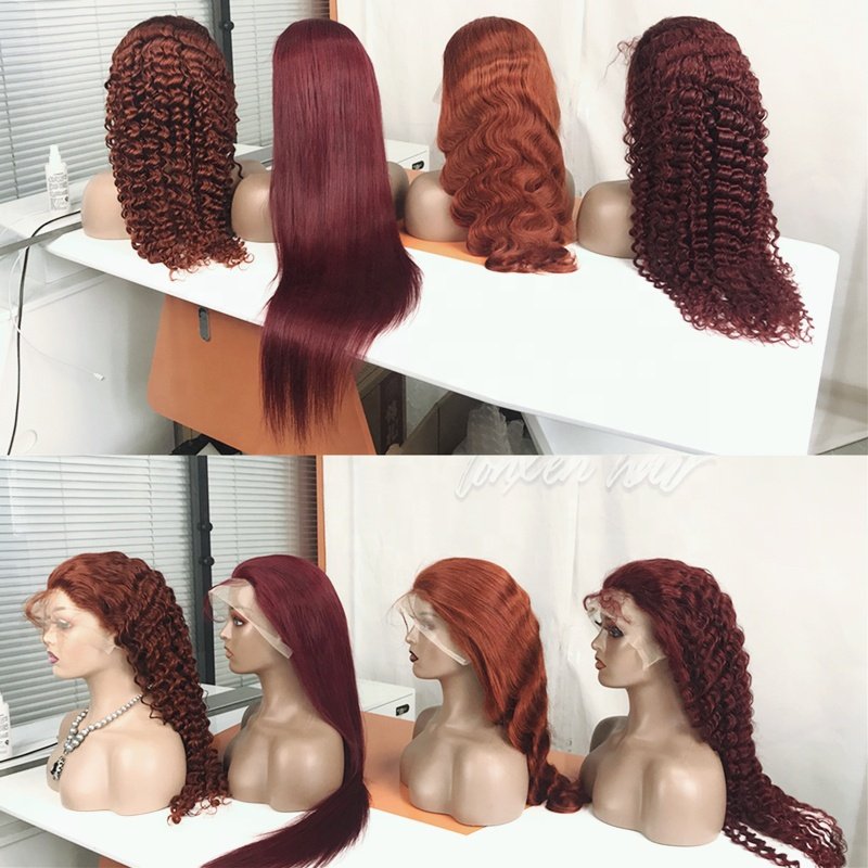 Wholesale Raw Remy Brazilian Virgin Human Hair Lace Frontal Wig Glueless Bone Straight Swiss HD Lace Front Wigs For Black Women