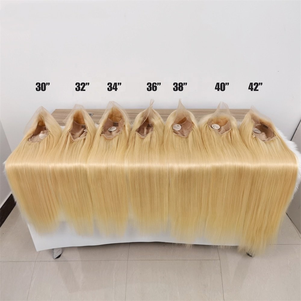Wholesale Raw Remy Brazilian Virgin Human Hair Lace Frontal Wig Glueless Bone Straight Swiss HD Lace Front Wigs For Black Women
