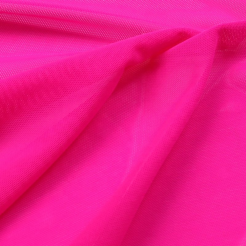Zhifa 93% nylon 7% spandex fabric, 40D semi gloss warp knitted mesh underwear and bra fabric