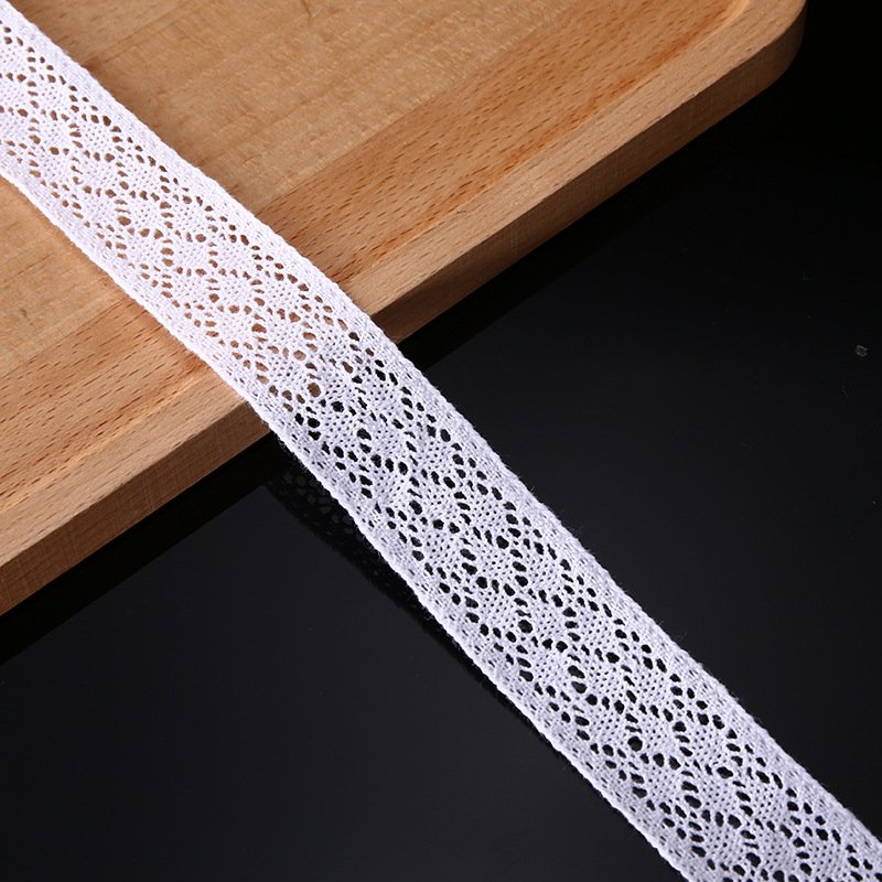 Wholesale Garment textile telas polyester warp knitting fabric stretch Cotton Crochet Lace For Garment