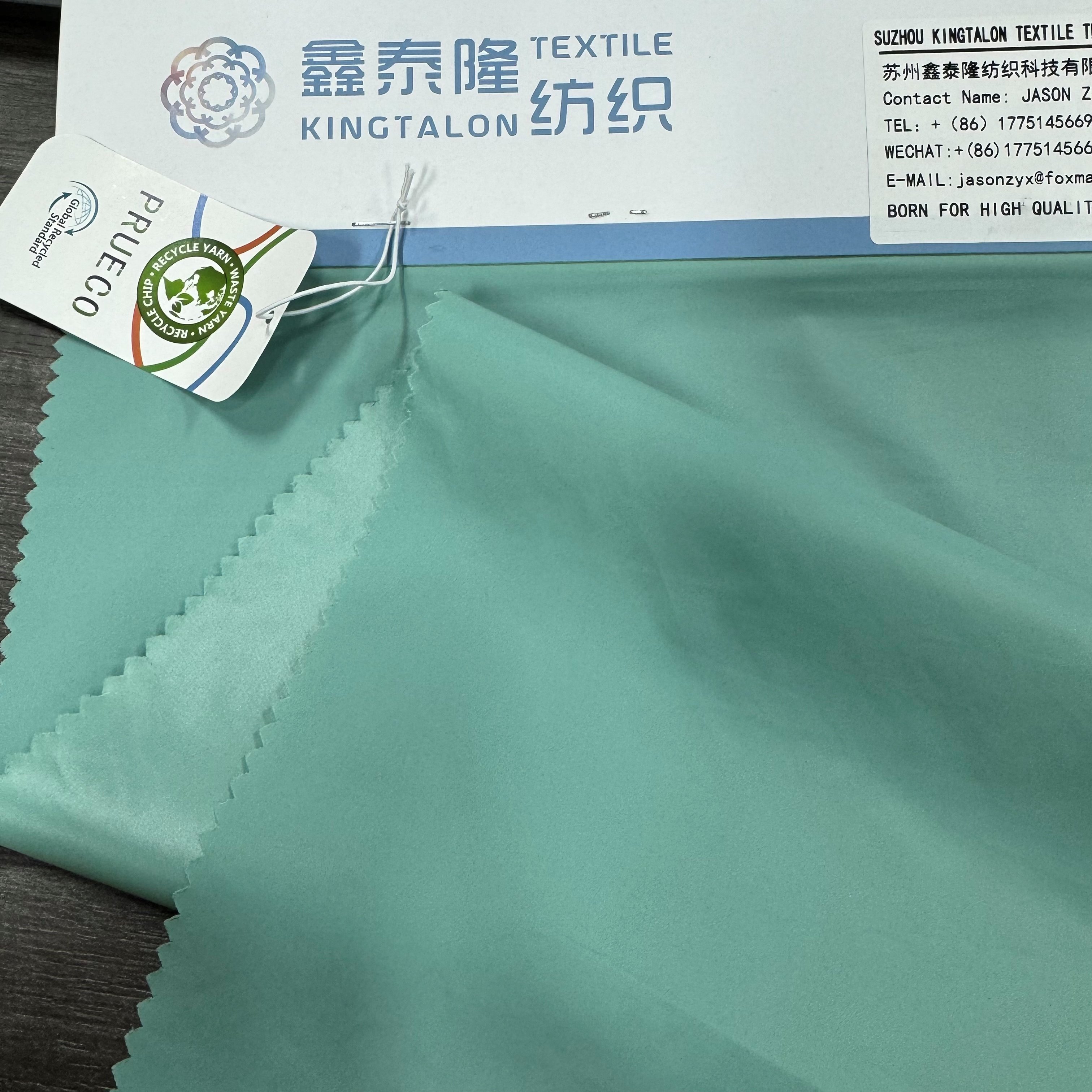 40D*40D NYLON TAFFETA TASLON FABRIC FOR WINTER JACKET RECYCLED/ECO- FABRIC FOR DOWNJACKET
