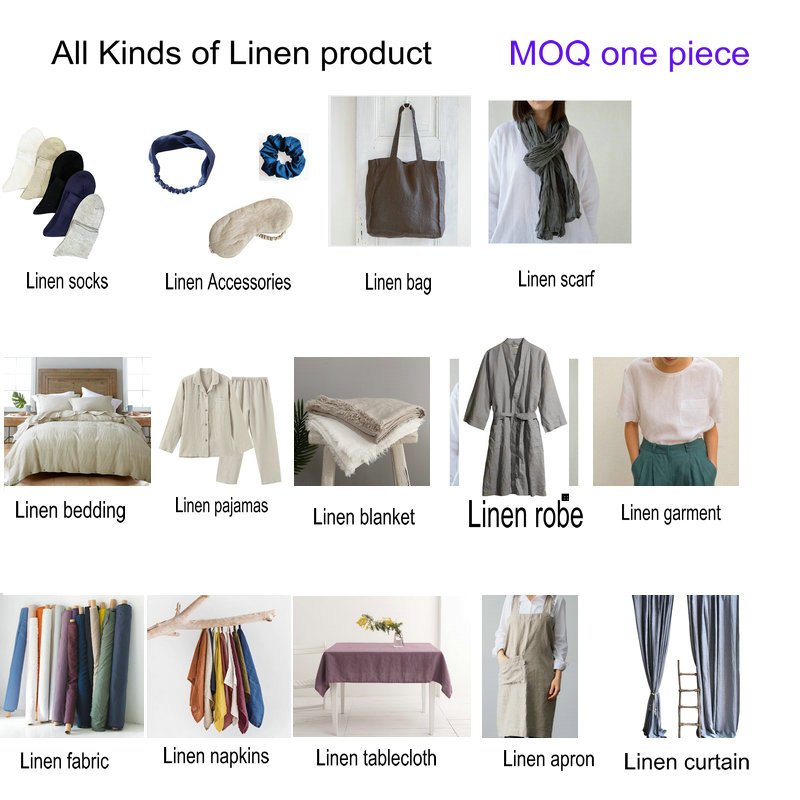 Good quality light weight crinkle 100% linen ramie fabric with oeko certification for summer clothing