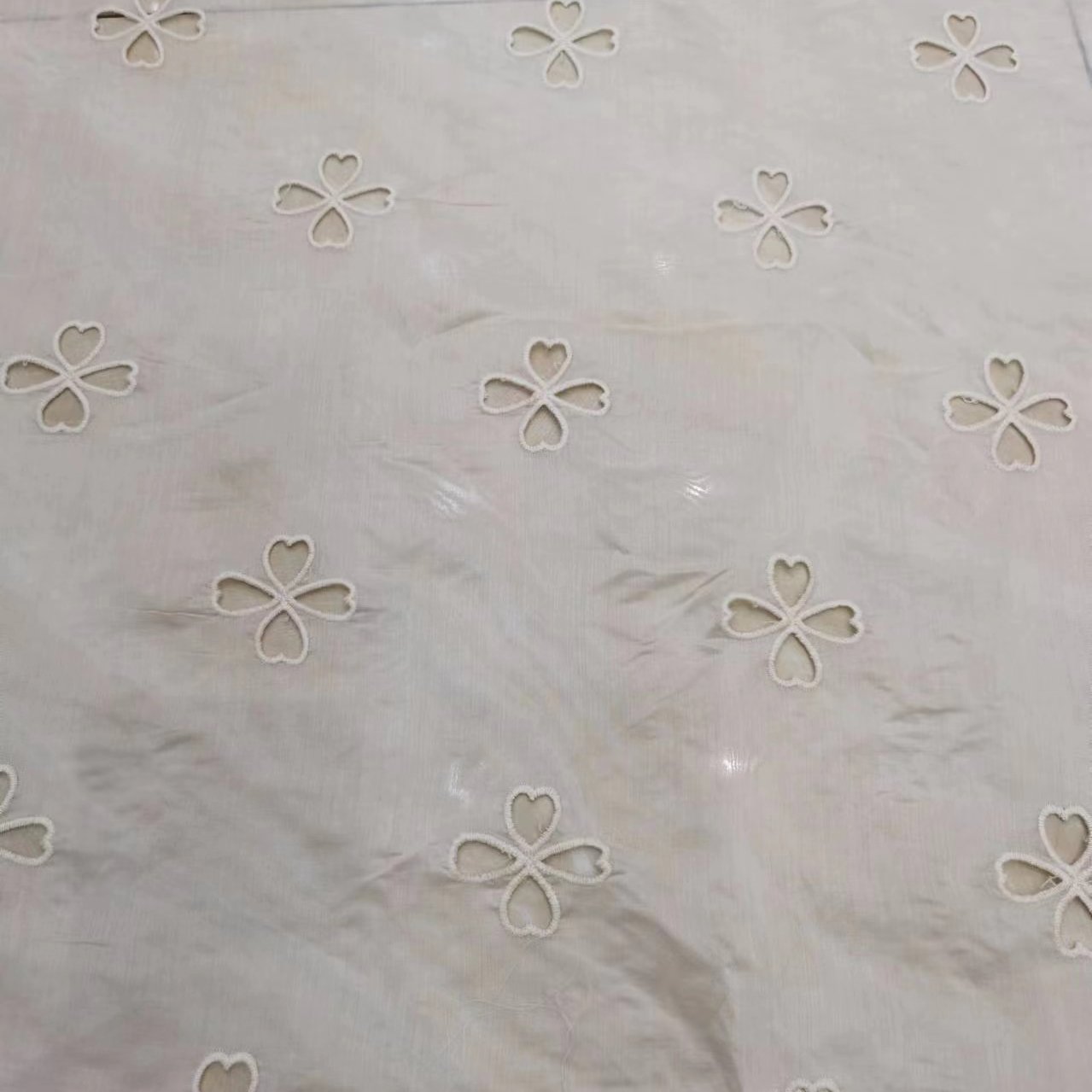 New designs Cotton Eyelet Embroidery Fabric Cotton Lace Fabric Swiss Voile Stock Available For Garment And Girls Dresses