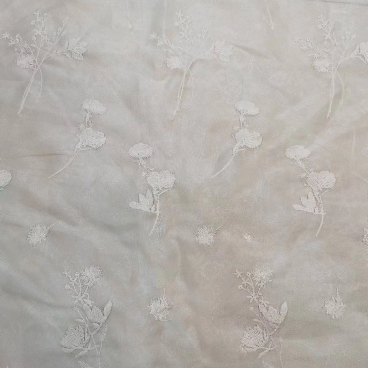 New designs Cotton Eyelet Embroidery Fabric Cotton Lace Fabric Swiss Voile Stock Available For Garment And Girls Dresses