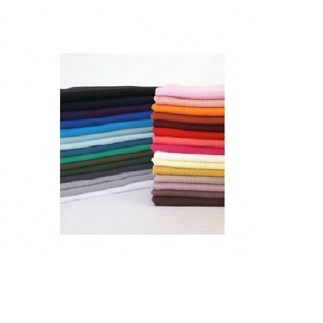 Good Stretch Yarn Dyed Knitted Rib Fabric