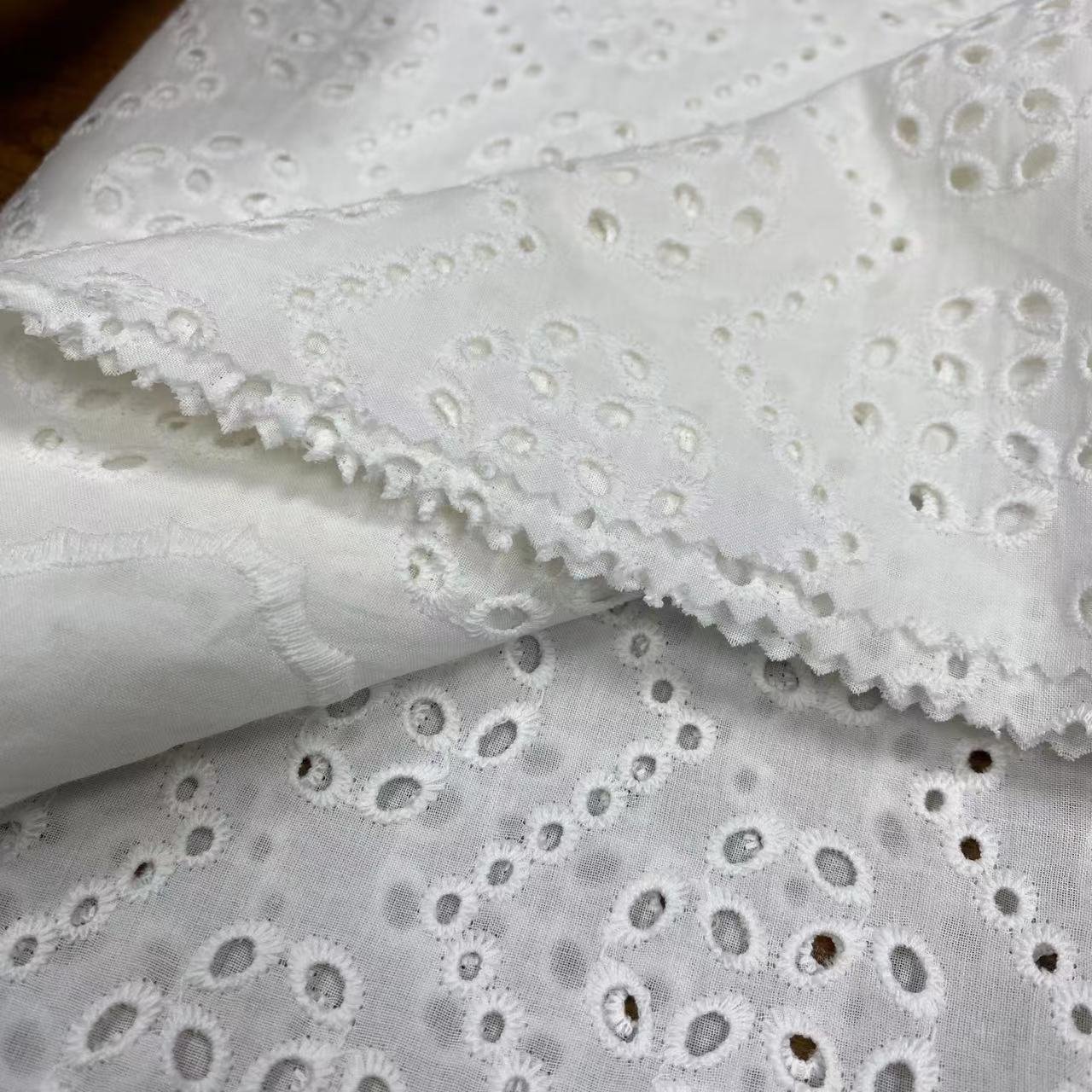 100%Cotton embroidery fabric ,cotton embroidery fabric with holes,Can be made clothing fabrics,Multi-color custom ,wholesale