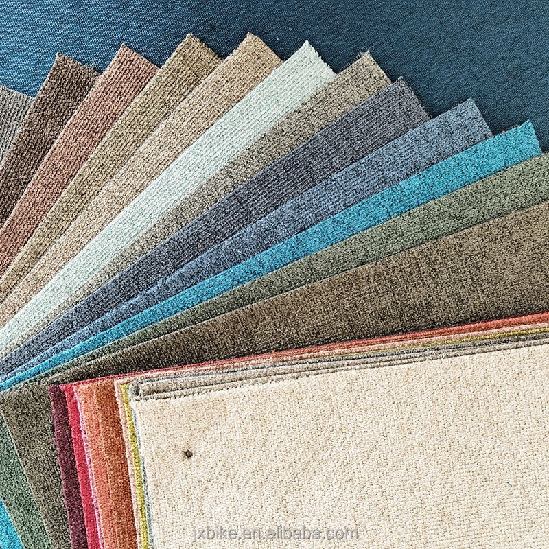 Dyed Jacquard Sofa Waterproof Fabric Home Textile for Sofas Wholesale Yarn \upholstery Chenille Fabric Decorative Fabric Knitted