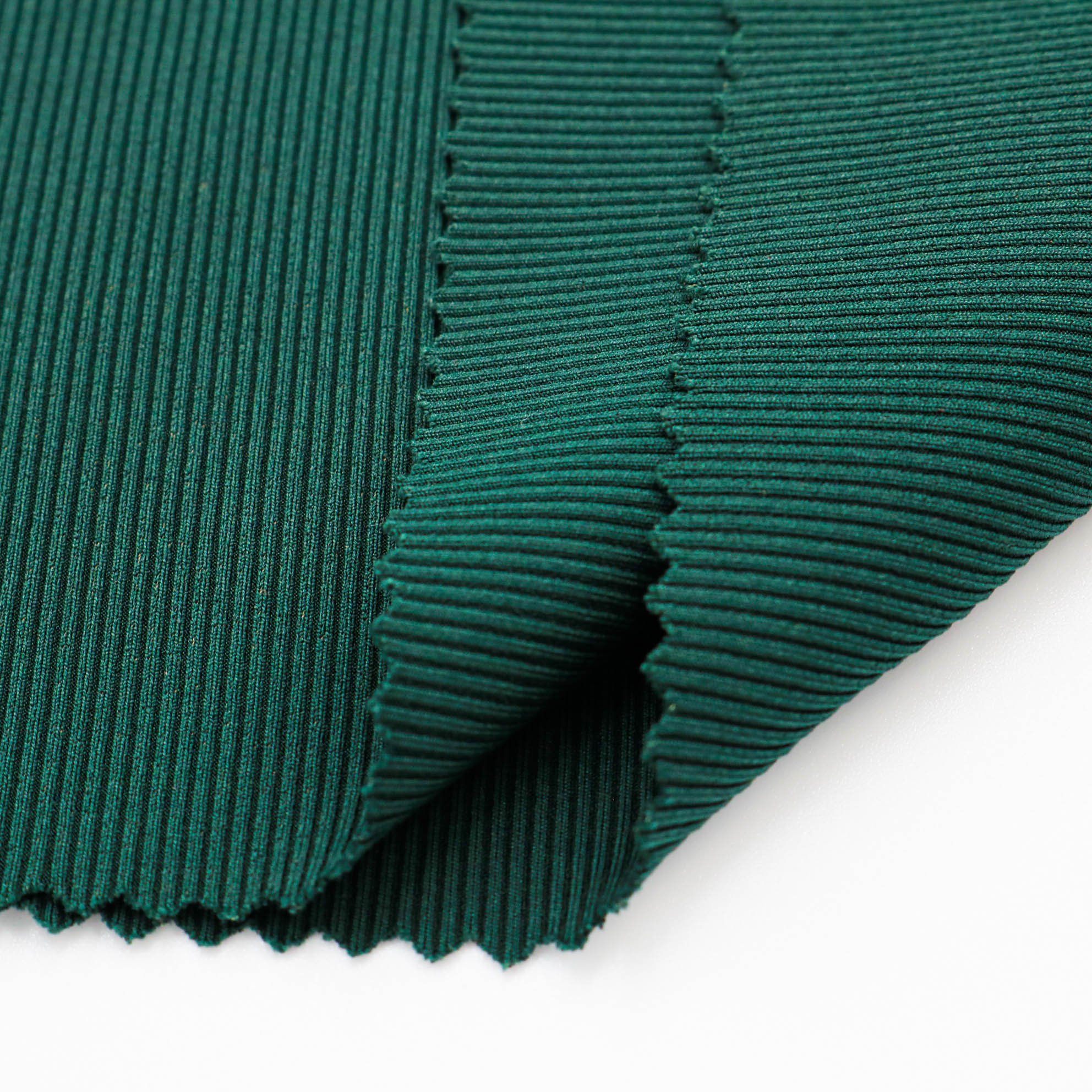 80%Recycle Polyester 20%Spandex Rib Fabric For Activewear Sports Bra