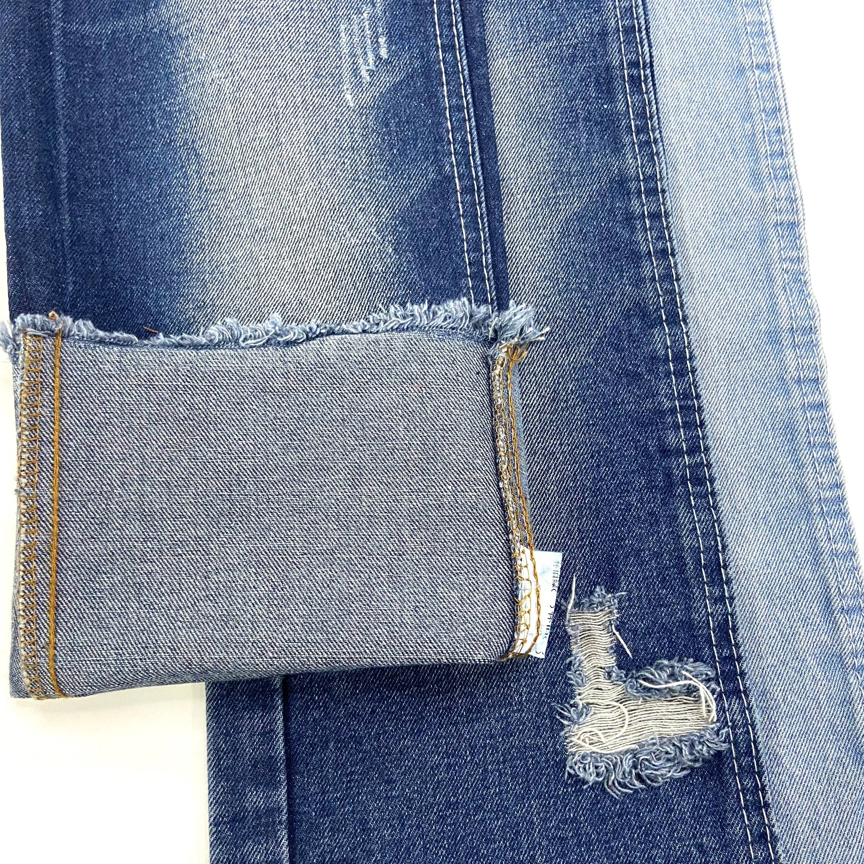 14.5oz Heavyweight Cotton Denim FabricRigid Non-Stretch Denim Jeans Fabric