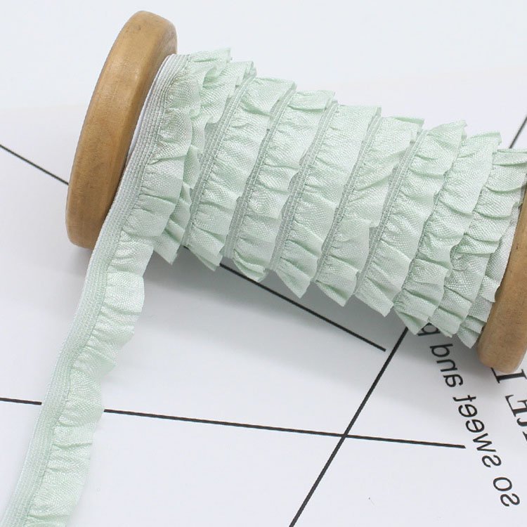 Wholesale garment accessories lace elastic webbing band sewing lace belt webbing for underwear clothing