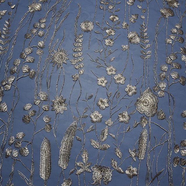 HA-13476X New style factory price gold embroidered tulle lace fabrics mesh for dress