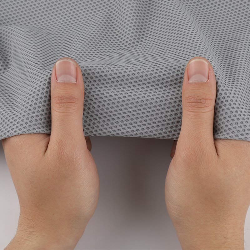 Fabric Manufacturer Professional Custom Nylon Bubble Mesh Basketball Football Jersey Quick Dry 79 Nylon 21 Spandex Fabric