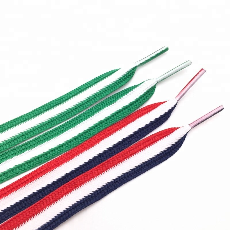 Custom Hot selling different styles shoes lacing flat wide for white shoes
