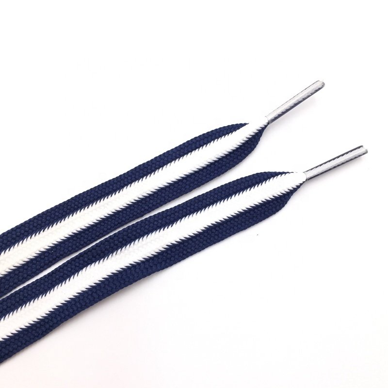 Custom Hot selling different styles shoes lacing flat wide for white shoes