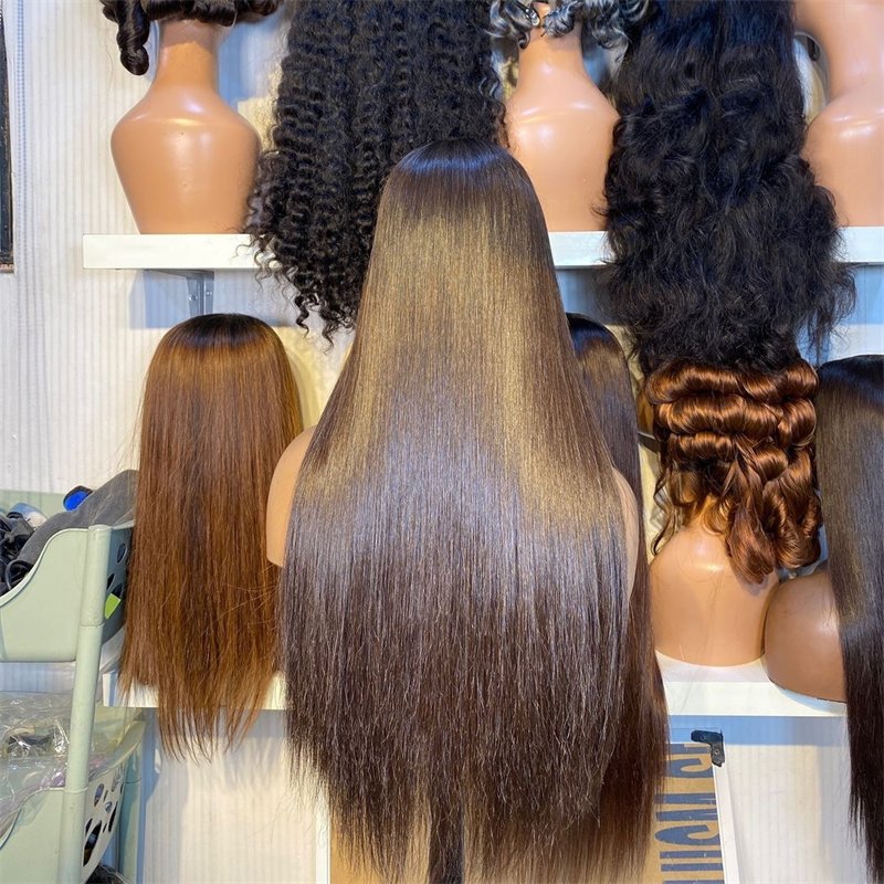 Derian Frontal Glueless Full Hd Lace Wig,Cuticle Aligned Virgin Raw Indian Hair Wig,Unprocessed 100% Full Lace Human Hair Wig