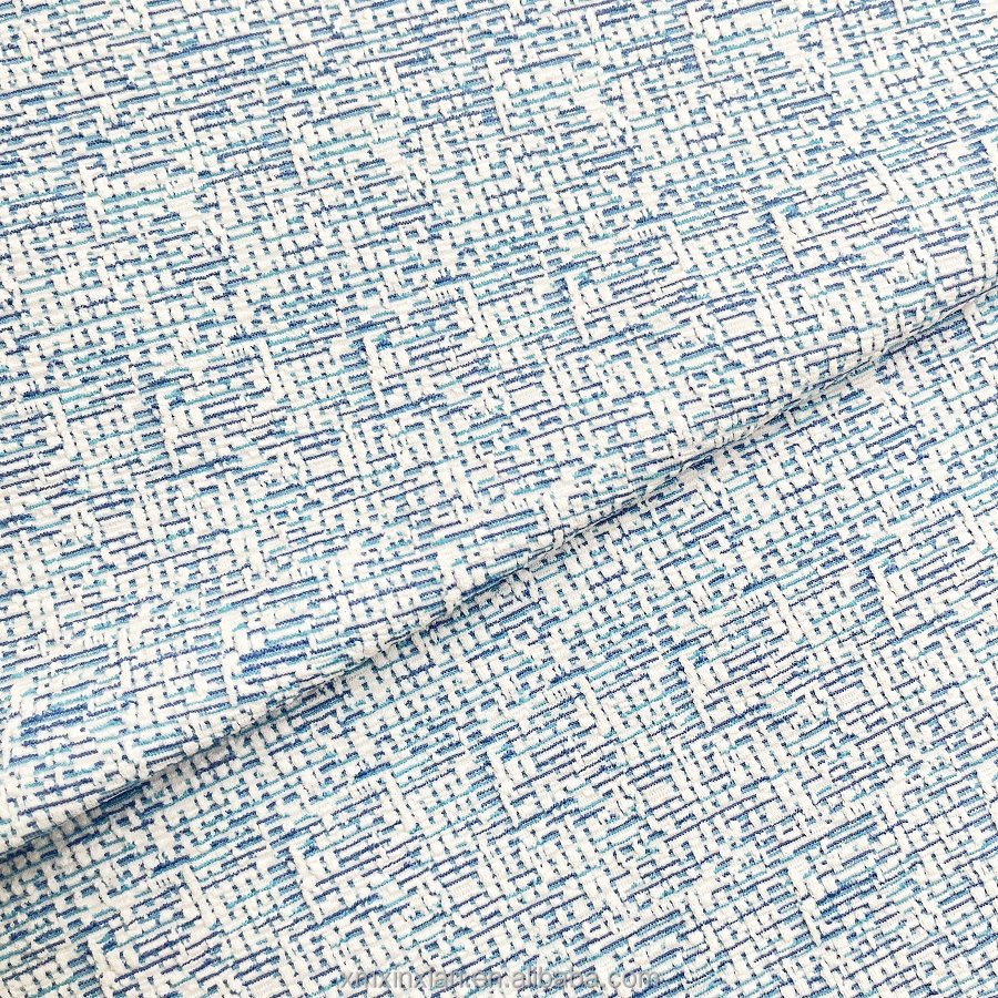 XA3523 new textured yarn dyed 4 way stretched thick swimwear fabric bikini swimsuit garment dress jacquard