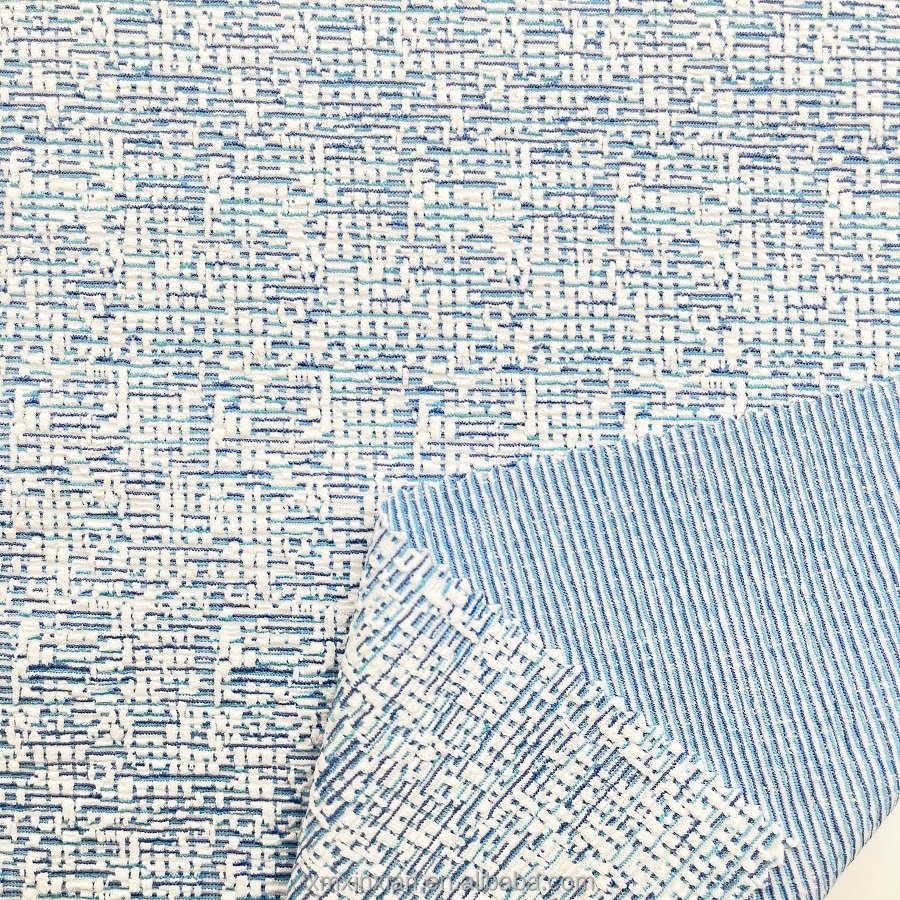 XA3523 new textured yarn dyed 4 way stretched thick swimwear fabric bikini swimsuit garment dress jacquard