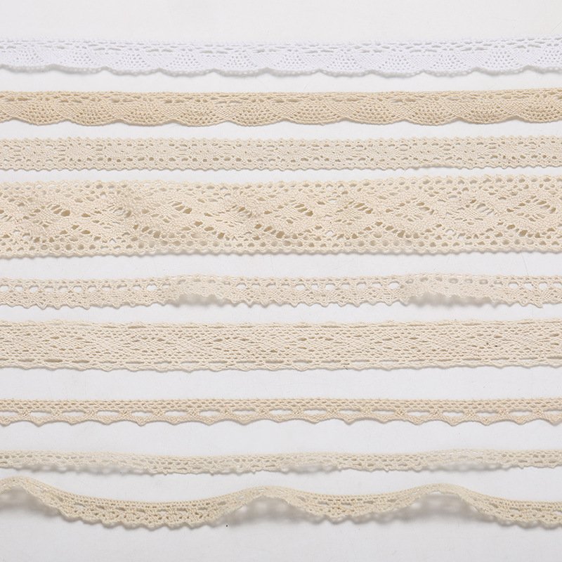 Wholesale custom low price lace fabric cotton guipure lace water soluble 100% cotton cord lace