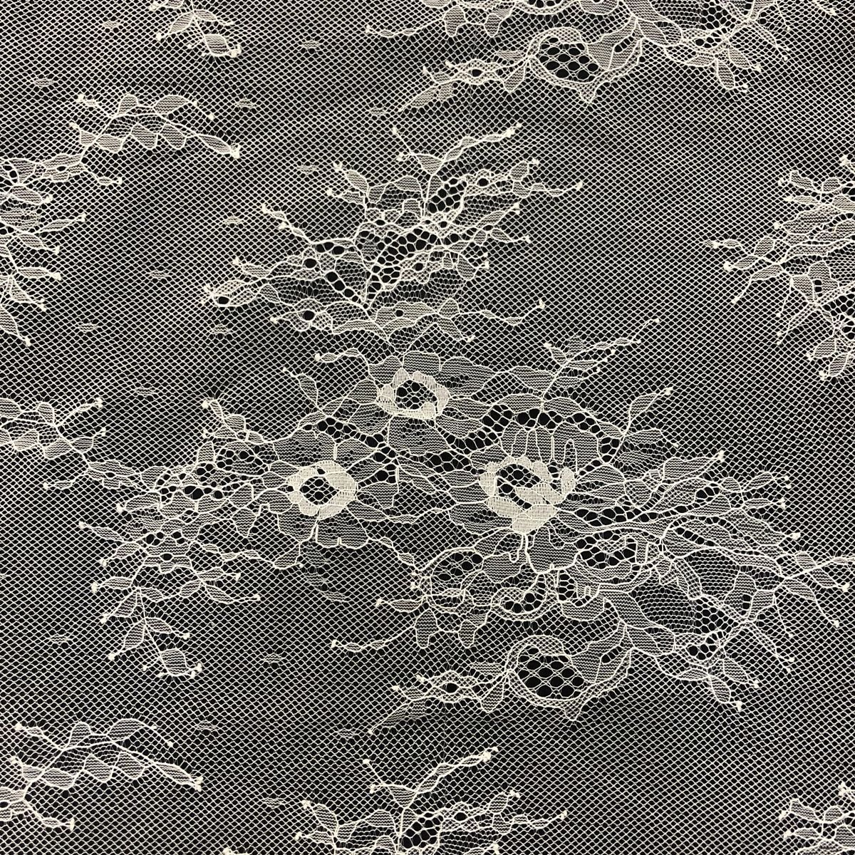 K2009 Wholesale new nylon inelasticity women lace Wedding dresses Fashion white flowers lace fabric