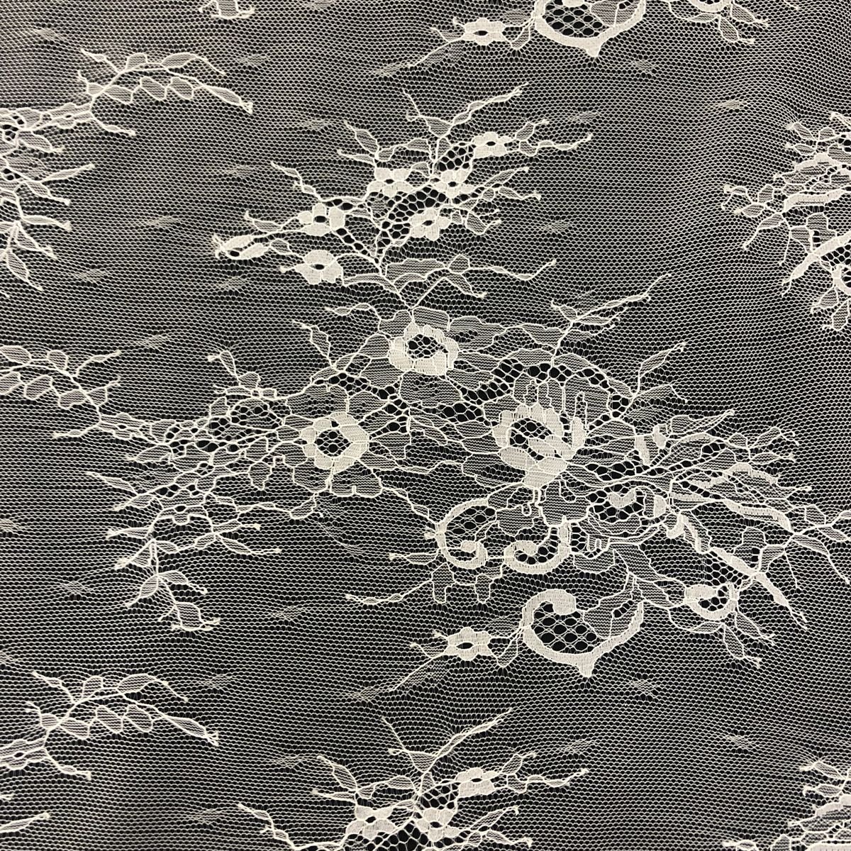 K2009 Wholesale new nylon inelasticity women lace Wedding dresses Fashion white flowers lace fabric