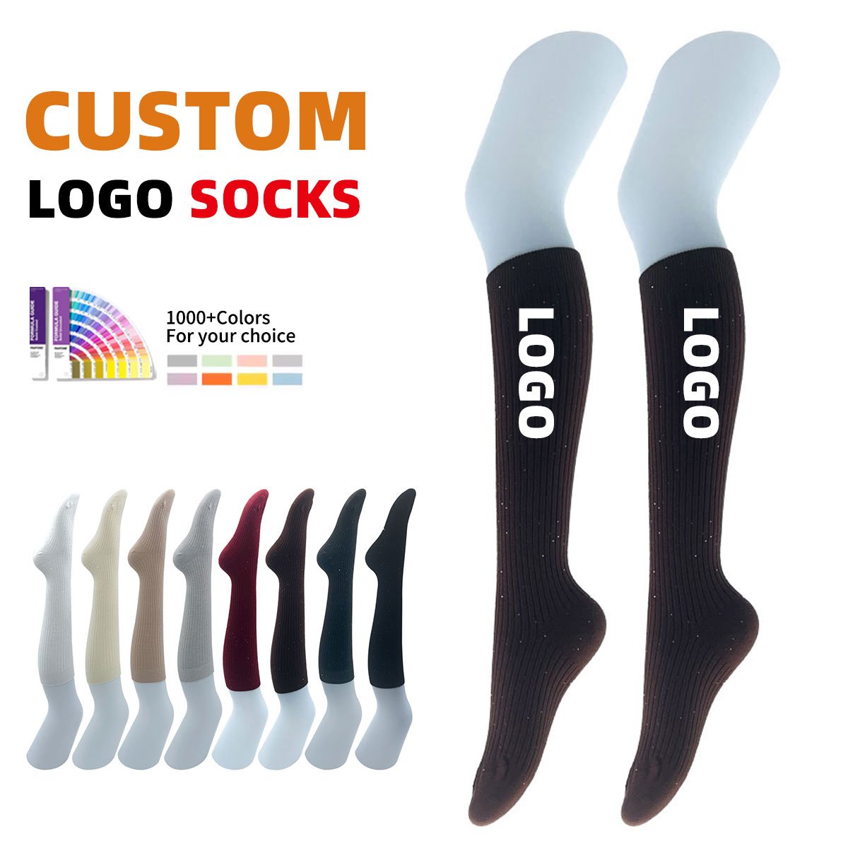 manufacturers wholesale calf socks Comfort soft socks women solid color high quality warm stockings compression socks