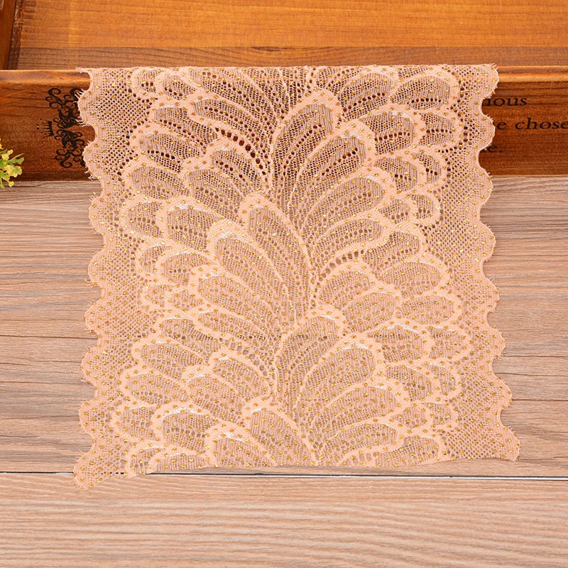 Wholesale More Colors Crochet Lace Trim Wedding Bridal Ribbon White Nylon Spandex Elastic Lace for Underwear