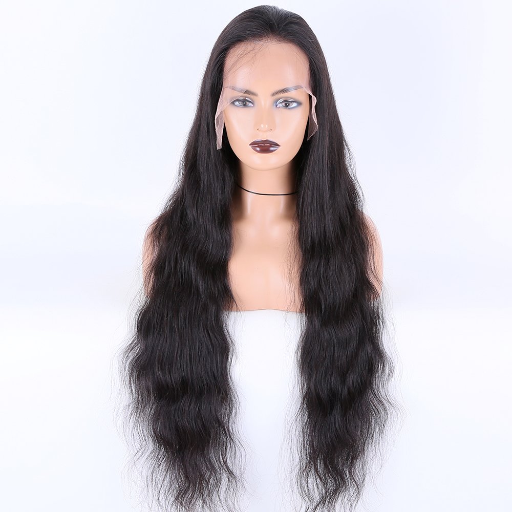 Premier 22 Inch Remy Hair Natural Color Body Wave Texture 150% Density Swiss Lace Glueless Body Wave Full Lace Wigs