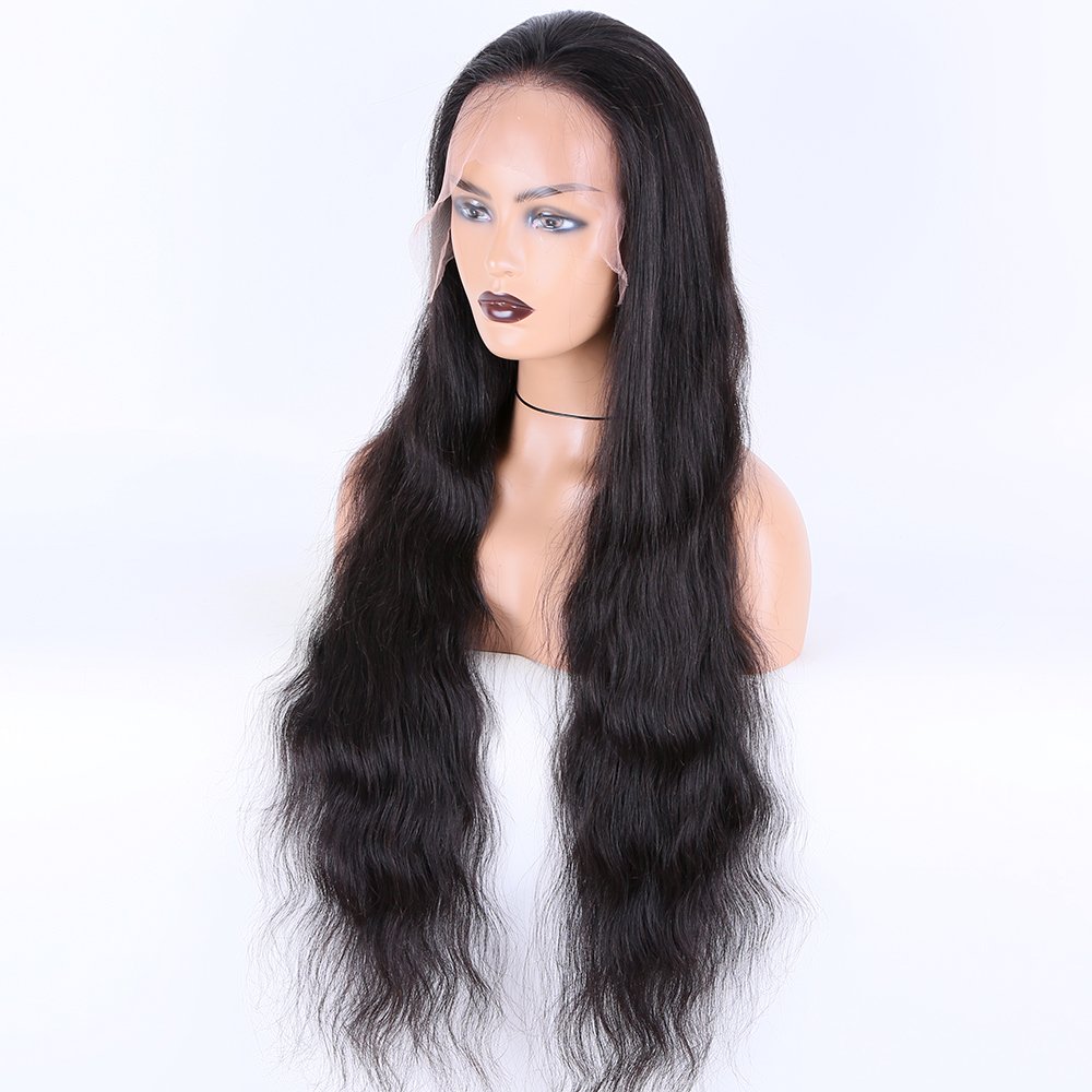 Premier 22 Inch Remy Hair Natural Color Body Wave Texture 150% Density Swiss Lace Glueless Body Wave Full Lace Wigs