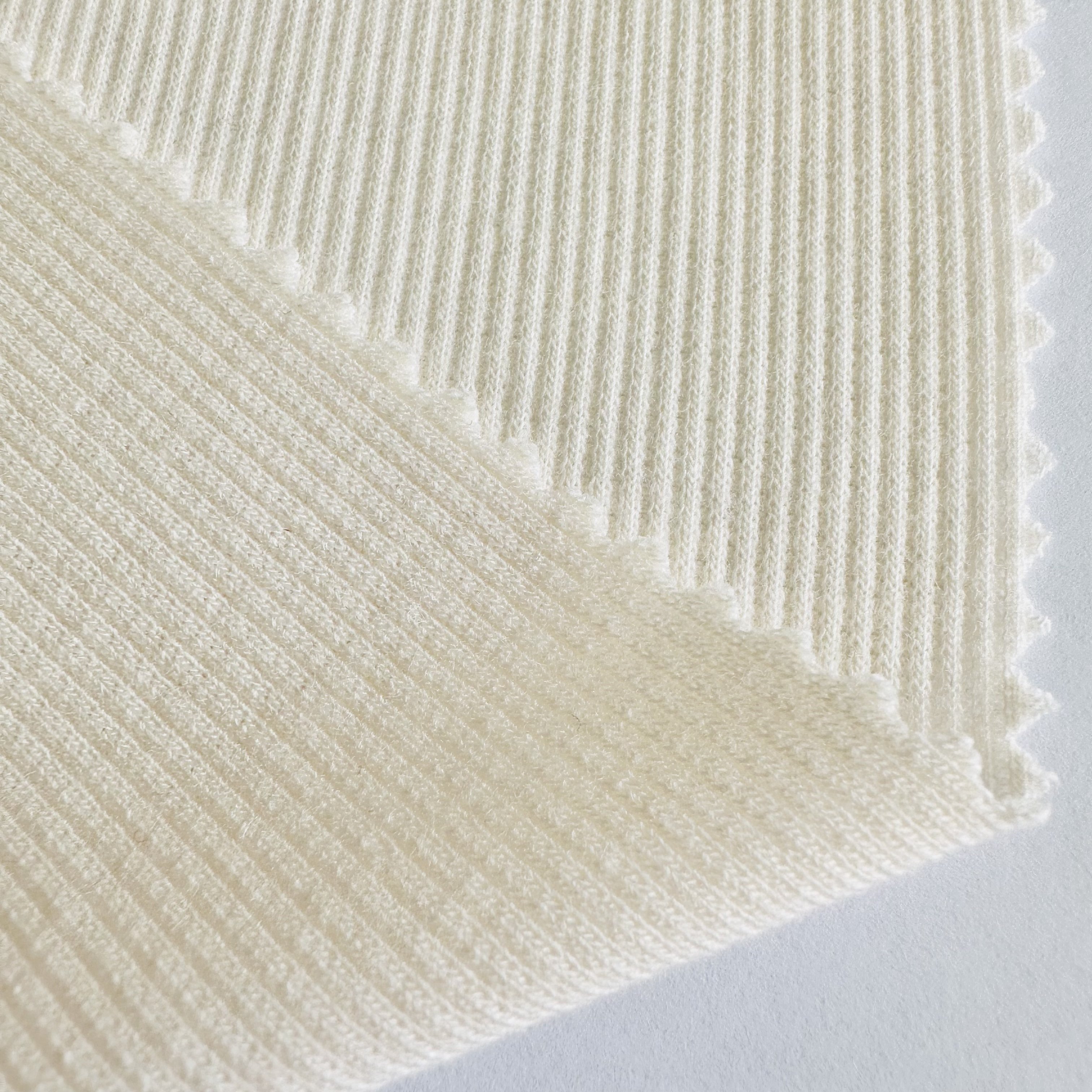 Custom TR 2x2 ribbed knit fabric 220gsm 68% polyester 29% Rayon 3% spandex stretch ribbed fabric for clothing