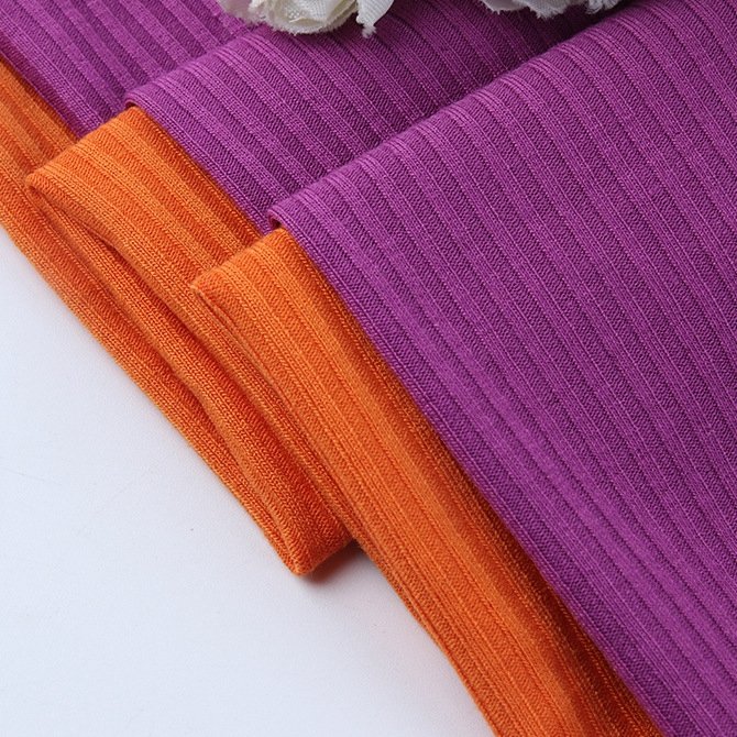 Hot-selling 4X3 ribbed elastic wide strip knitted four-sided high elastic fabric for clothing