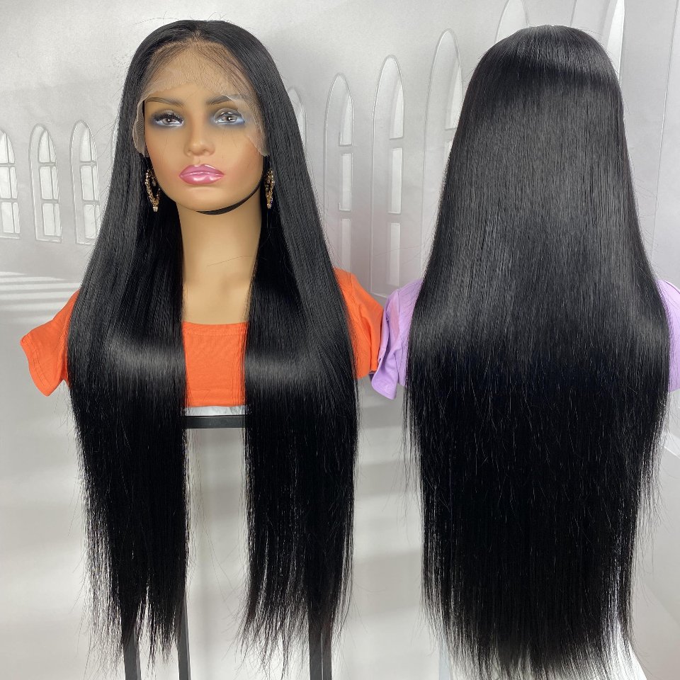 Wholesale human hair wigs 360 full lace bone straight,lace wigs 100virgin human hair,30 32 34 36 38 40 50 inch human hair wigs