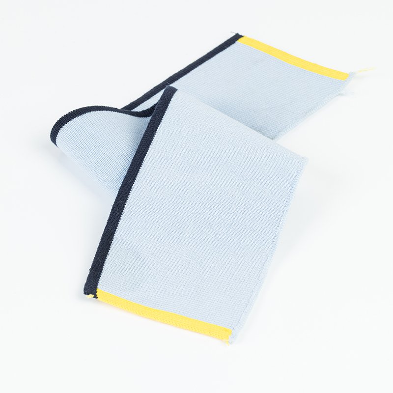 Factory direct sales cotton spandex stripe collar rib, Neckline Knitting Rib use on Polo Shirt