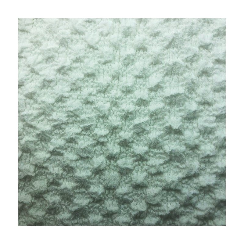 2024 Popular trends crushed texture 300gsm 95%polyester 5%spandex piece dyed crepe bubble jacquard fabric for clothing dress