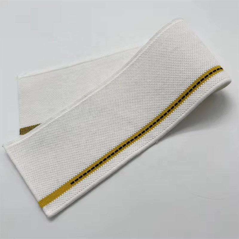 Custom Design Wholesale jacquard knit Collars Men's knitting rib lapel collar