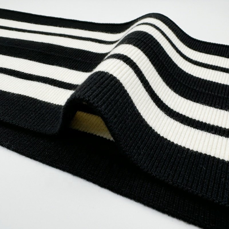 Jacket Ribbed Knit Cuffs Baseball Jacket Collar Cuff Hem Ribbing