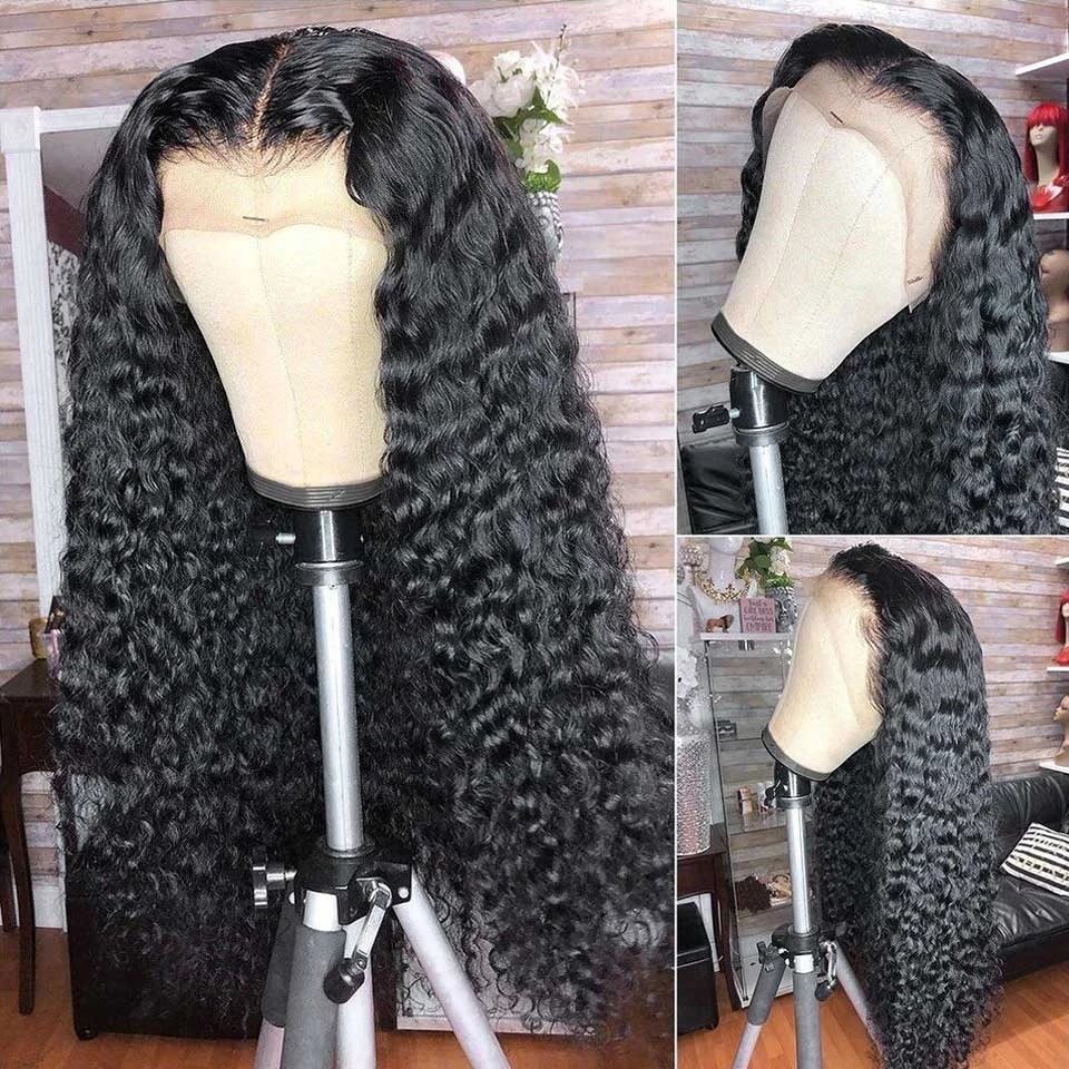 Verified Vendors Beauty Supply 13x4 Lace Wig Pre Plucked Natural Hair Italian Curl Human Hair Lace Wigs 100% Human Hair Lace Wig