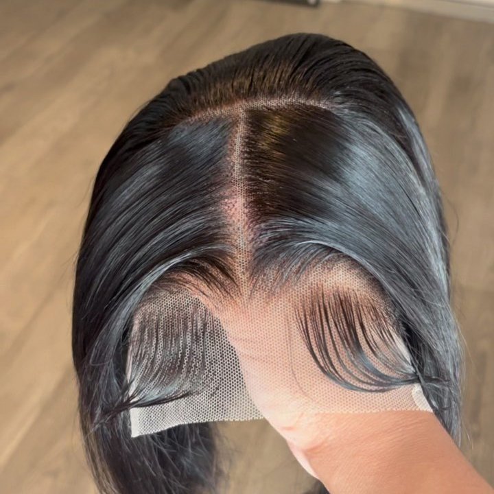 Supply Wholesale Blunt Cut Short Vietnam Wig Vietnamese Original Bob Wig Glueless Full Hd Lace Double Drawn Bone Straight Wig