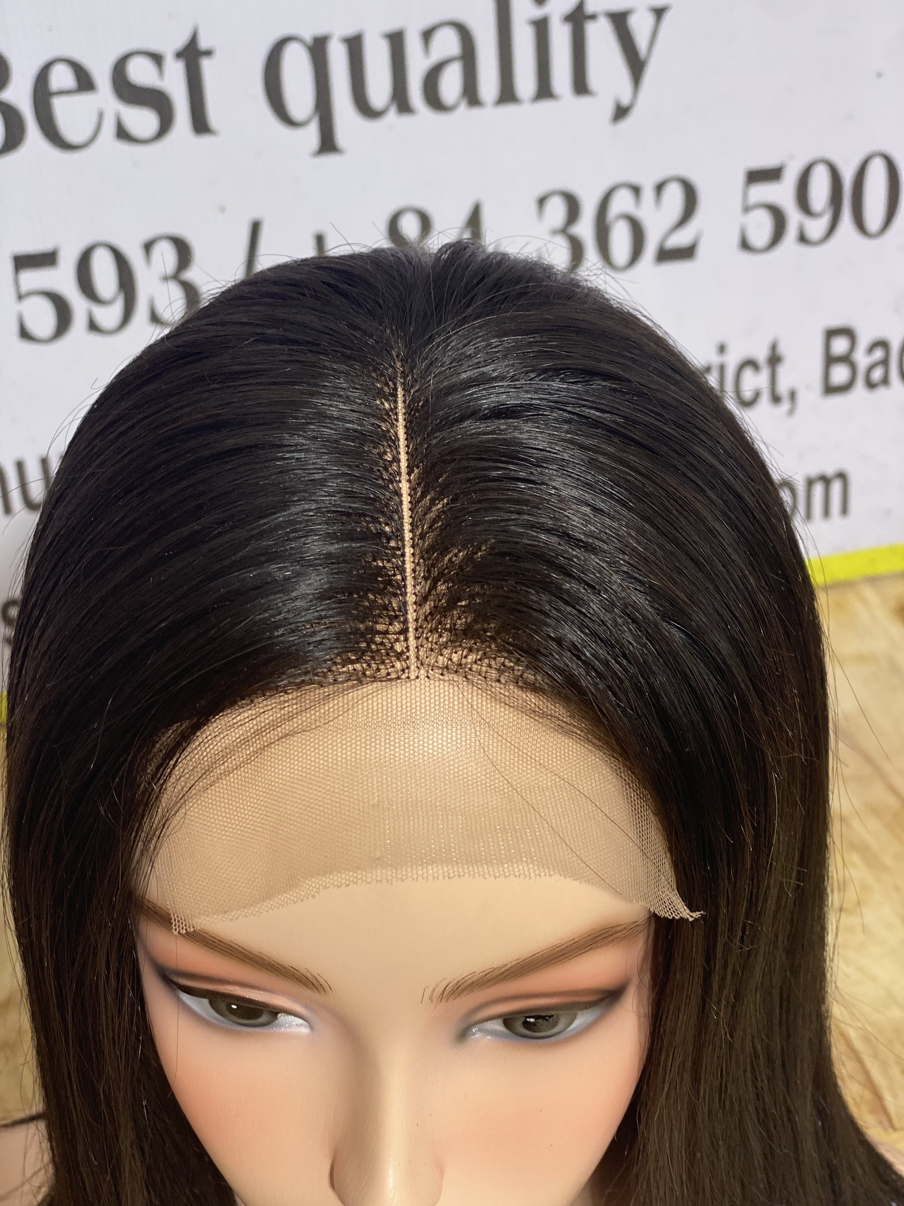 High quality glueless bone Straight Human Hair Wigs ,Wholesale Virgin Cuticle Aligned Lace Frontal bob Wigs For Black Women