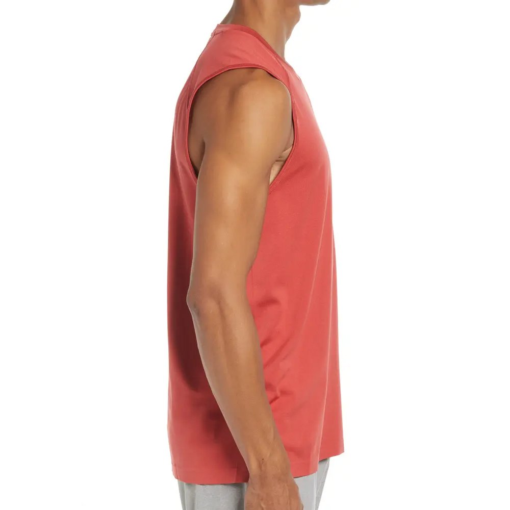 Hot Popular Basic Design Cotton Stringer Sleeveless Breathable Casual Men Ribbed Tank Tops
