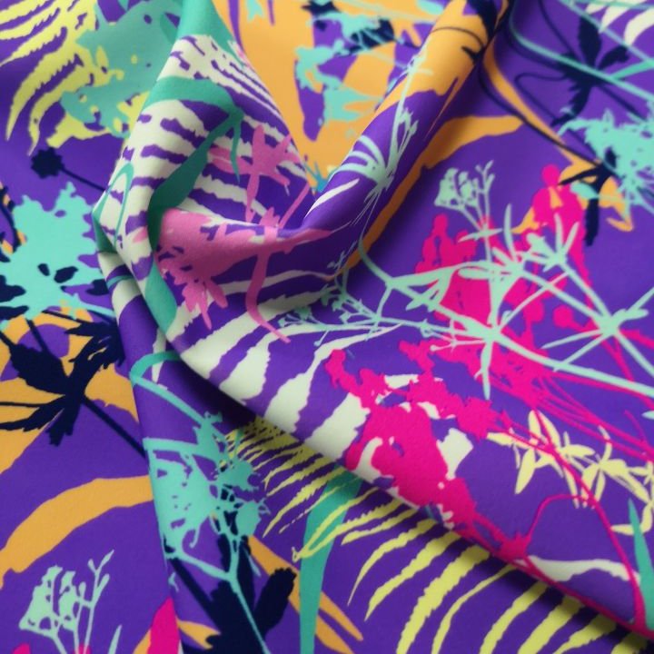 84 Polyester 16 Spandex Swimwear Swimsuit Plain Knitted Uv Protecting Underwear Warp Print 4 Way Stretch Fabric