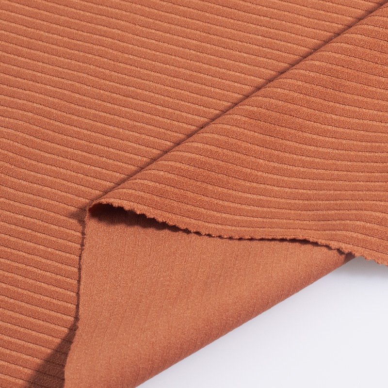 New Arrival Yoga Leggings Striped Rib Knit Sports Jersey Ribbed Spandex Fabric For Sportswear
