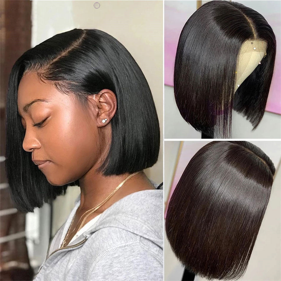 Short Bob Wigs Human Hair Lace Front Brazilian Hair Extensions Wigs For Black Women Wholesale Hd Lace Frontal Wigs Human Hair