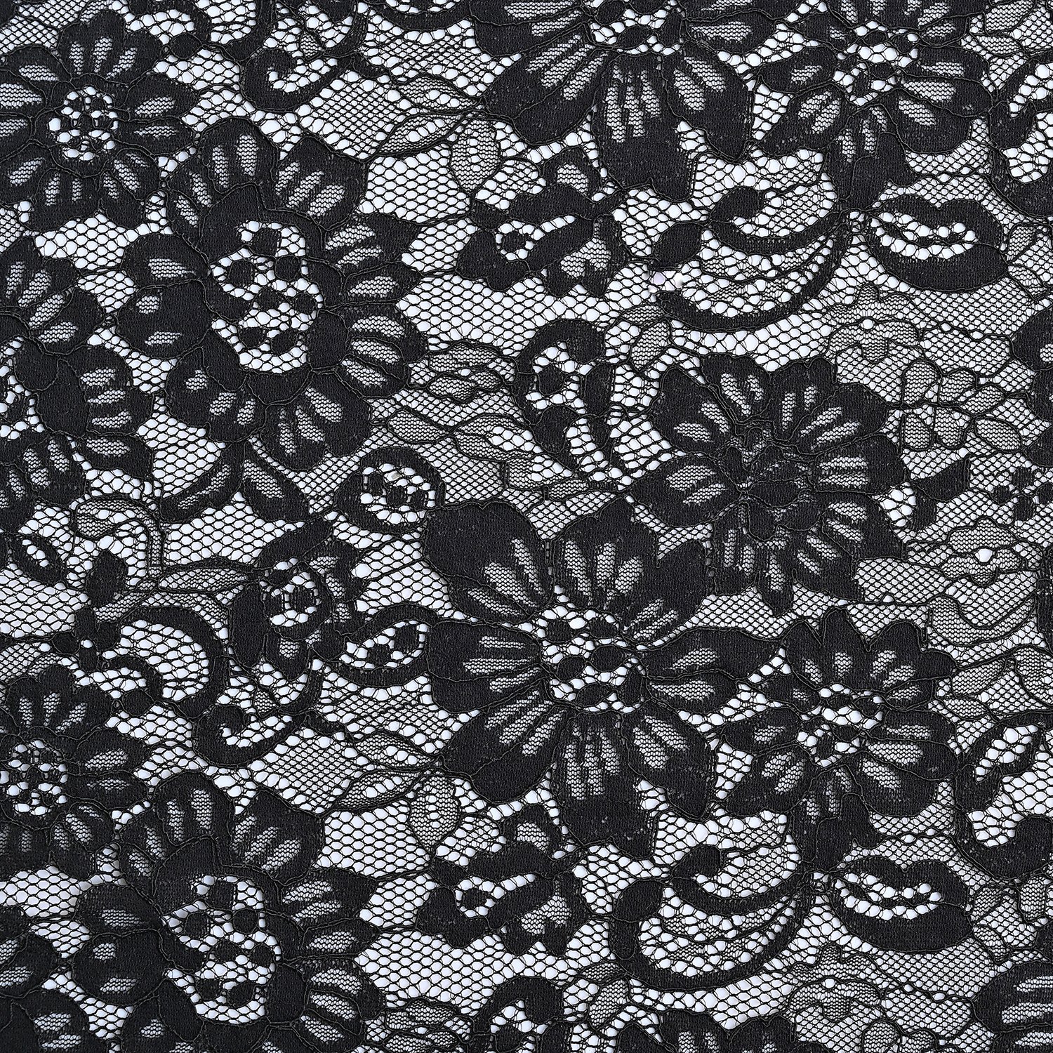 New Style Lower Price Fashion Nylon Cotton Strands Lace Fabric For Dress