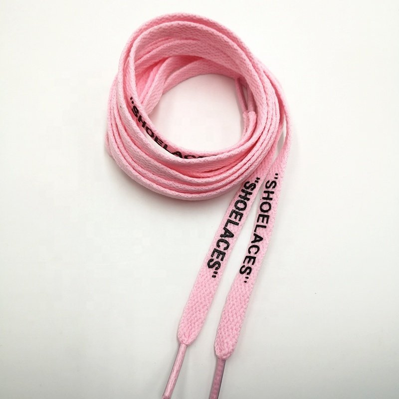 New style airforce custom print logo printed shoelaces shoe laces