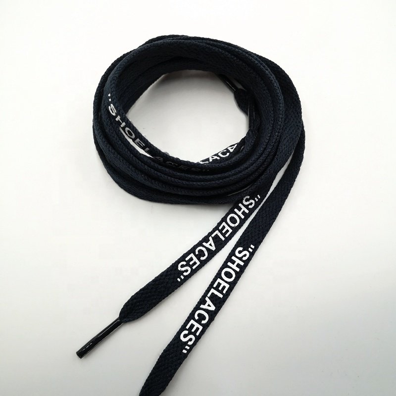 New style airforce custom print logo printed shoelaces shoe laces