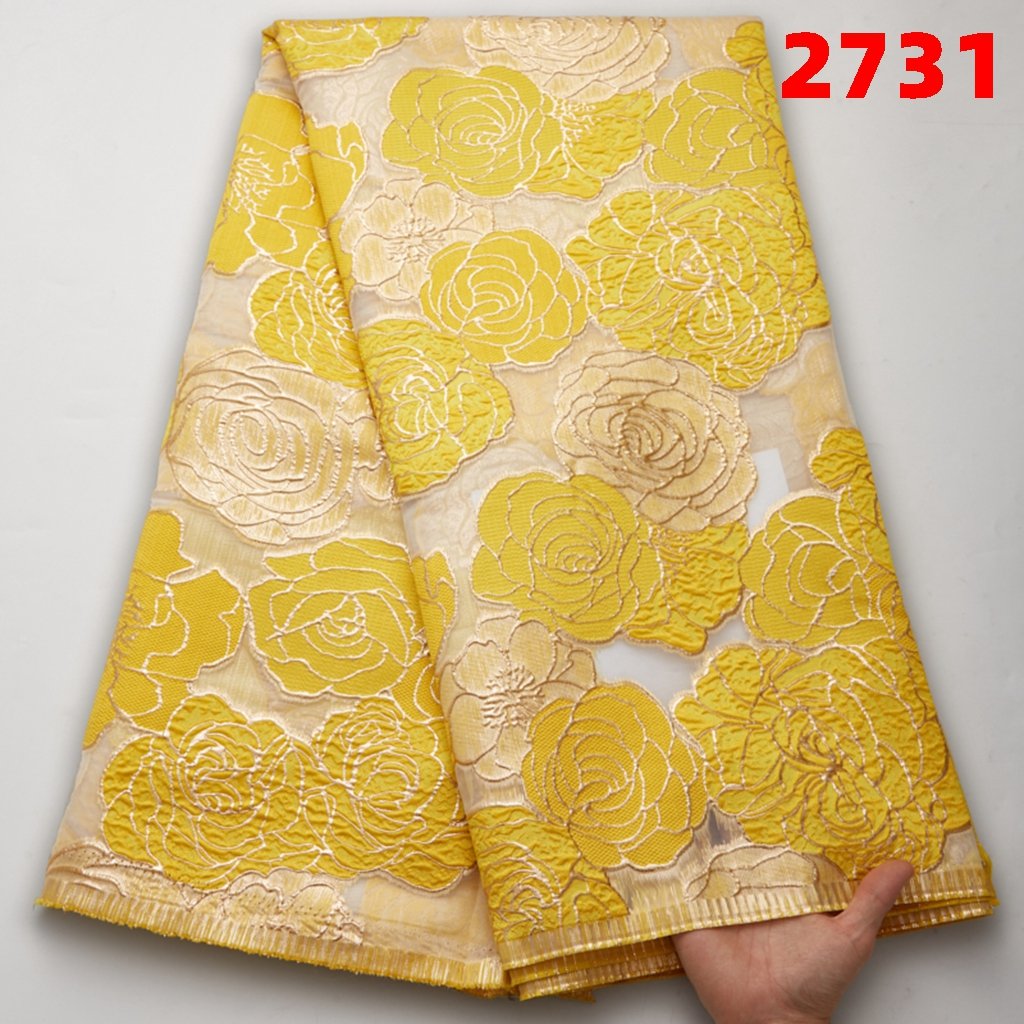 High Quality African Lace Fabric Online Guinea Brocade Fabric Jacquard Lace Luxury French Tulle Nigerian Lace From China 2731